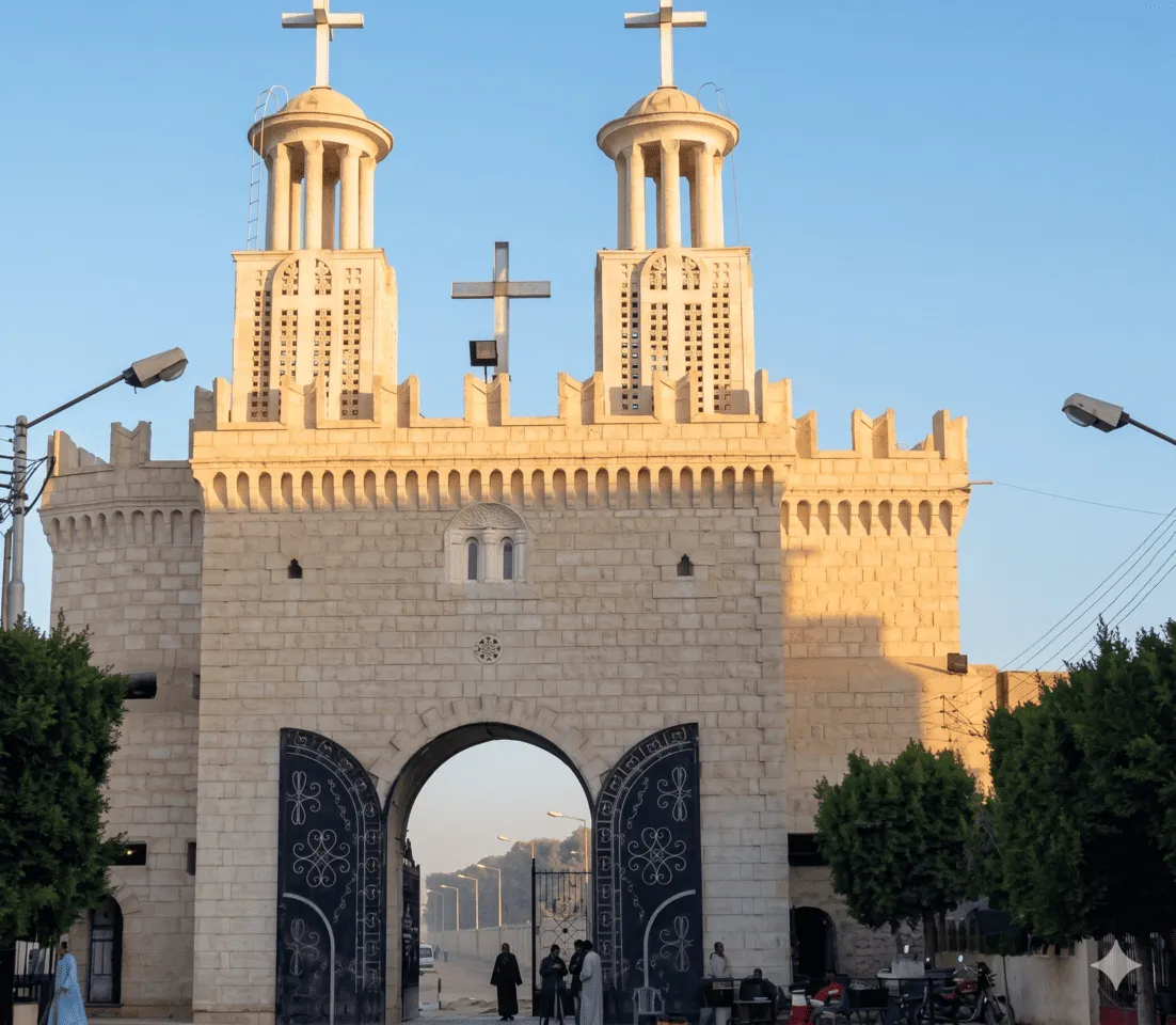 Al-Muharraq Monastery Entrance